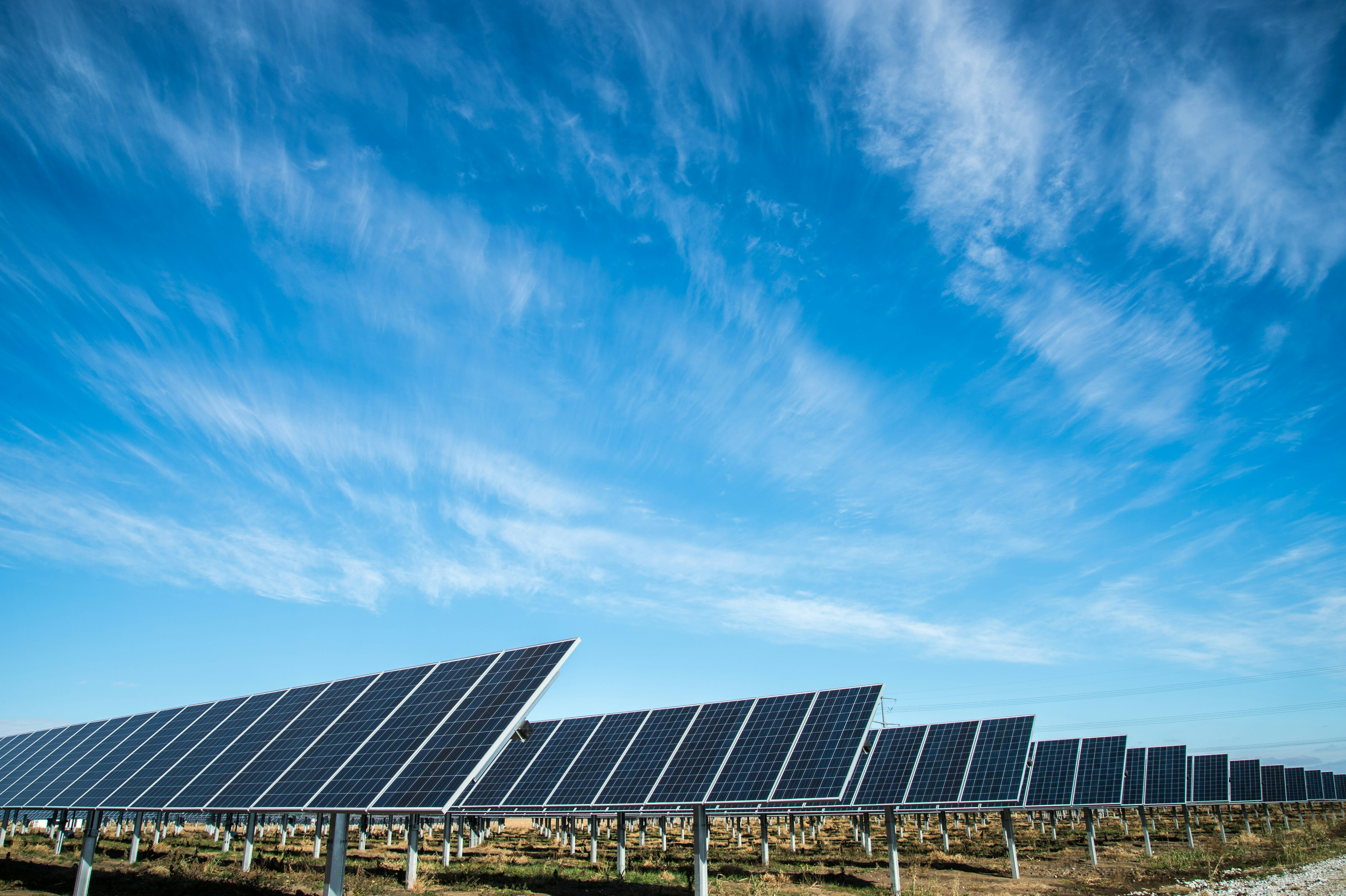 Renewable energy sources representing eco-friendly impact